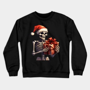 skeleton Santa Claus Crewneck Sweatshirt